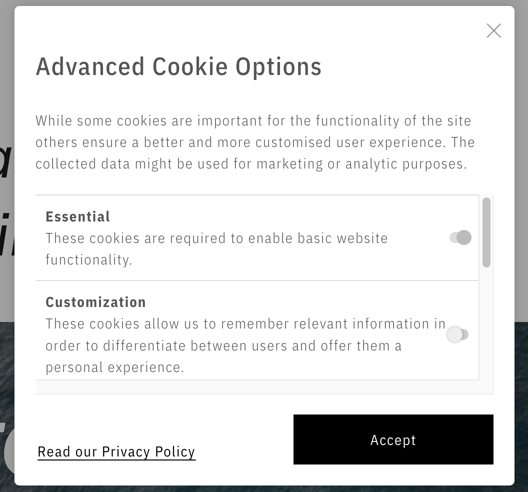 New feature: Cookie Consent Manager