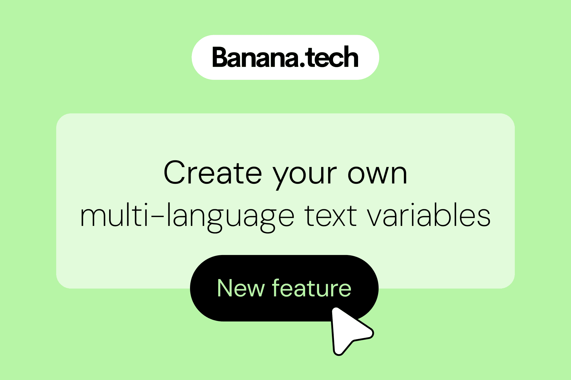 Create your own multi language text variables